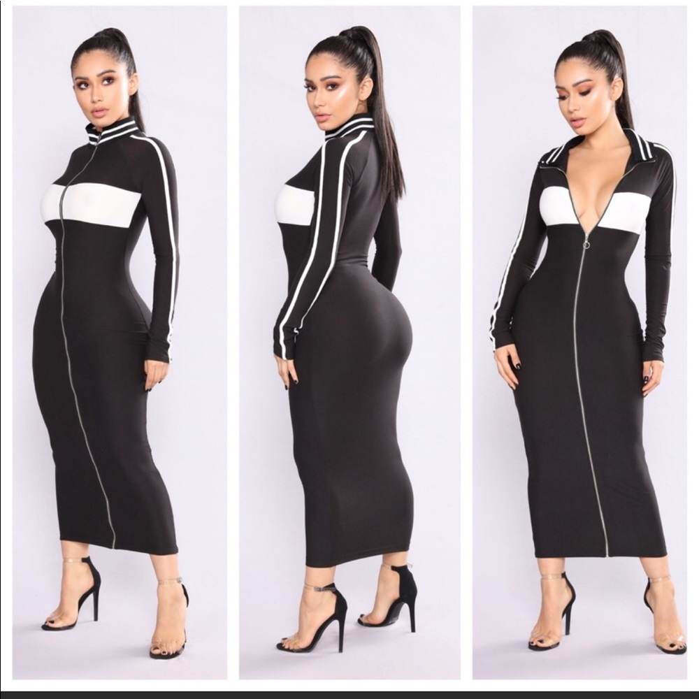 Long sleeved Maxi Dress